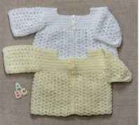 Knitting Pattern - Peter Pan 1250 - DK - Crochet Round & Square Neck Cardigans